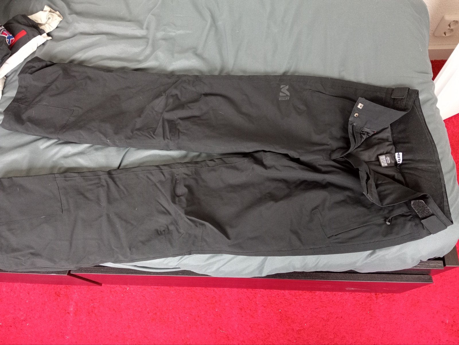 Zwarte Skibroek Maat M - Comfortabel en Warm, Kleding | Heren, Ophalen of Verzenden, Gedragen, Maat 48/50 (M), Broek