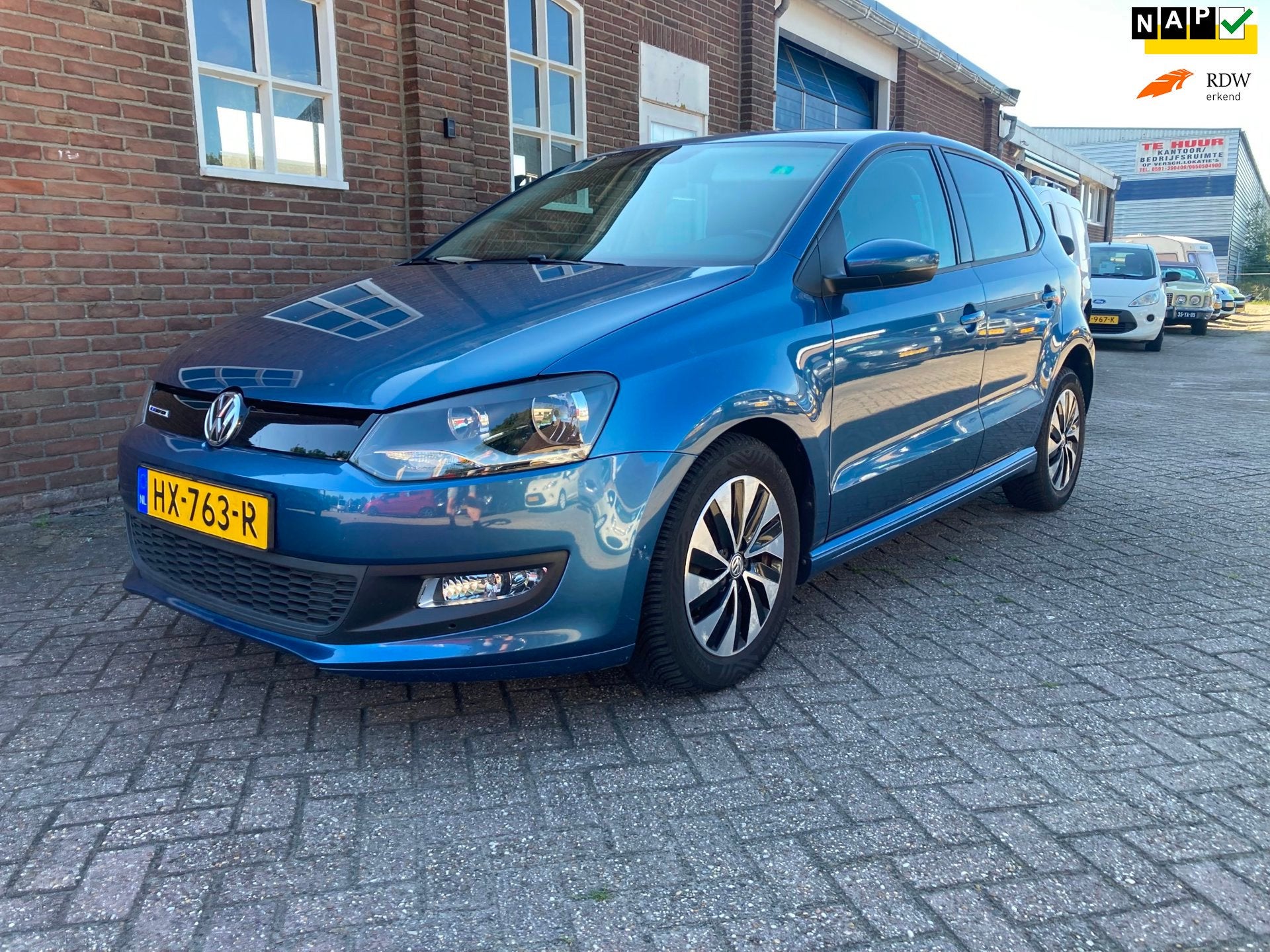 Volkswagen Polo 1.0 BlueMotion Edition bj 2016, Airco, Cruis, Auto's, Volkswagen, Voorwielaandrijving, Stof, 95 pk, Origineel Nederlands