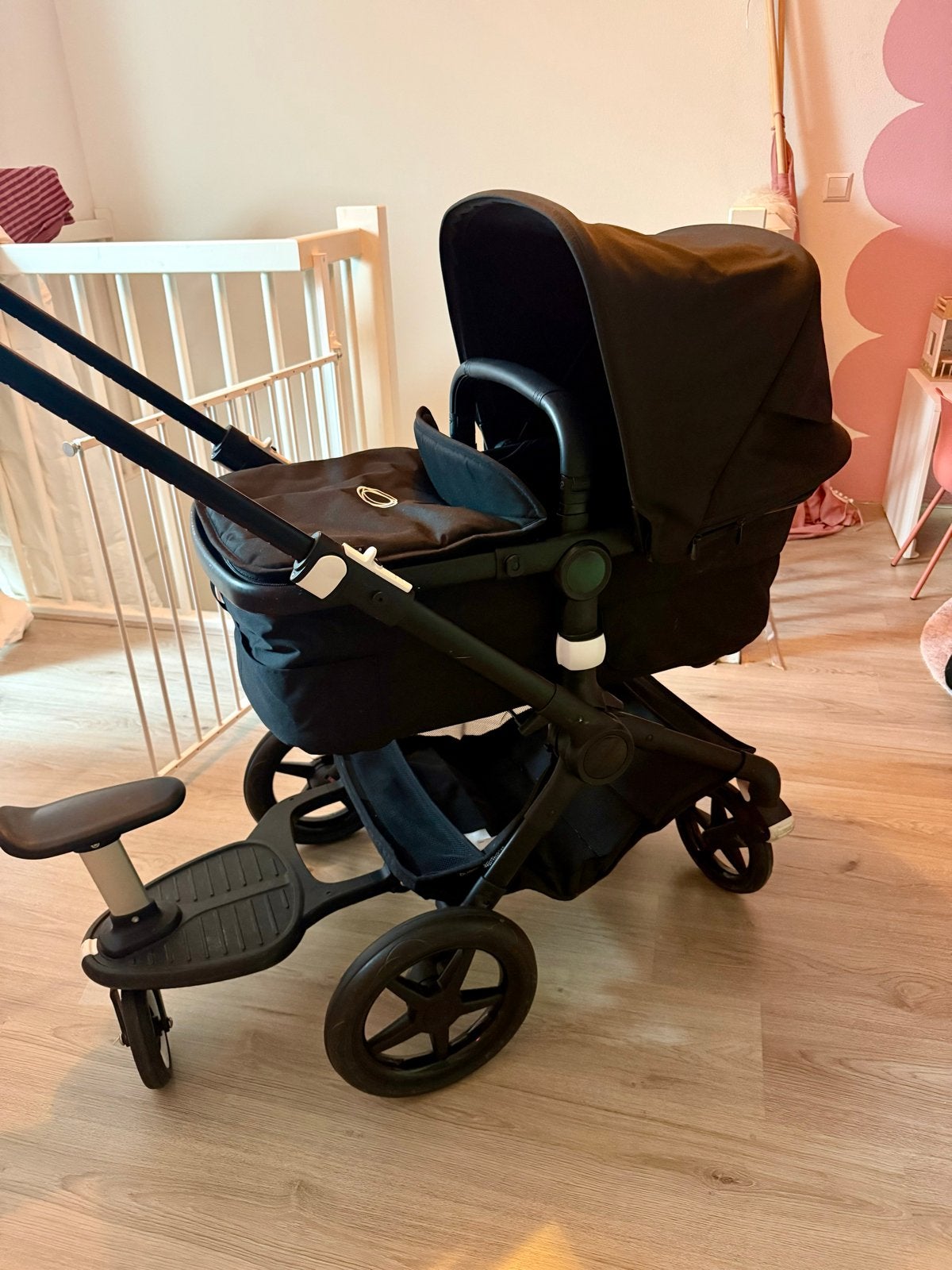 Bugaboo Fox 3 2 in 1 kinderwagen met meerijdplankje, Kinderen en Baby's, Ophalen, Bugaboo, Zo goed als nieuw, Combiwagen