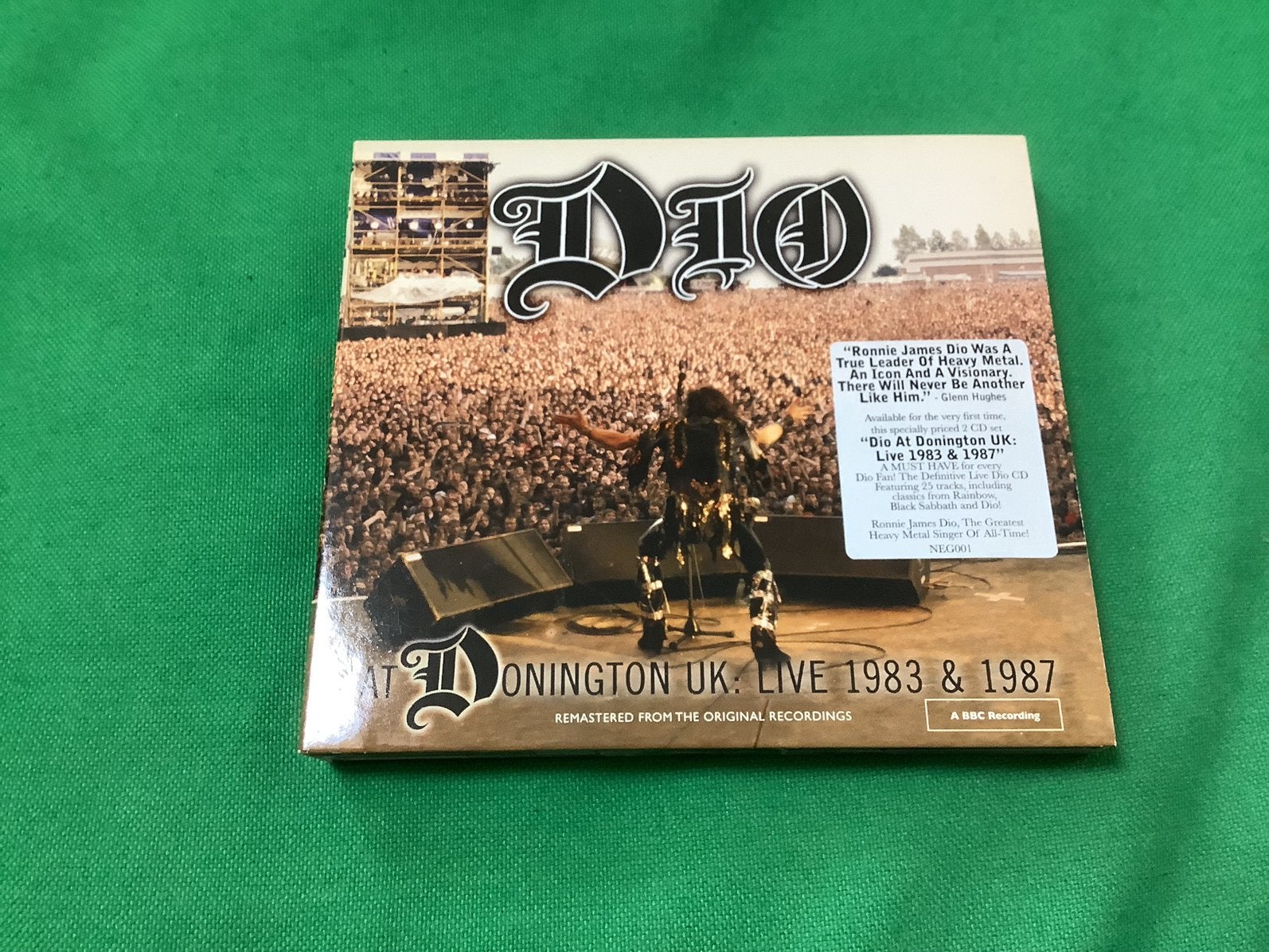 Dio-At Donington UK Live 1983 & 1987 2cd, Ophalen of Verzenden, Gebruikt