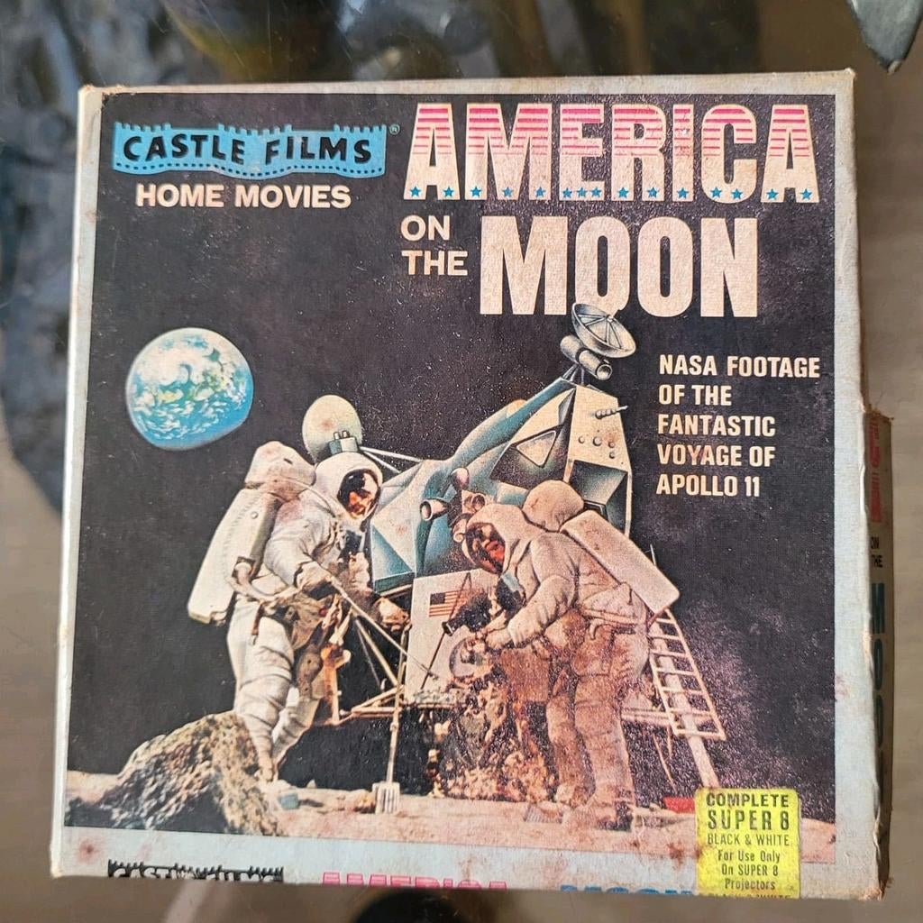 Vintage/Maanlanding/Film/Castle Films, Nasa, Ophalen of Verzenden, Maanlanding, Castle films