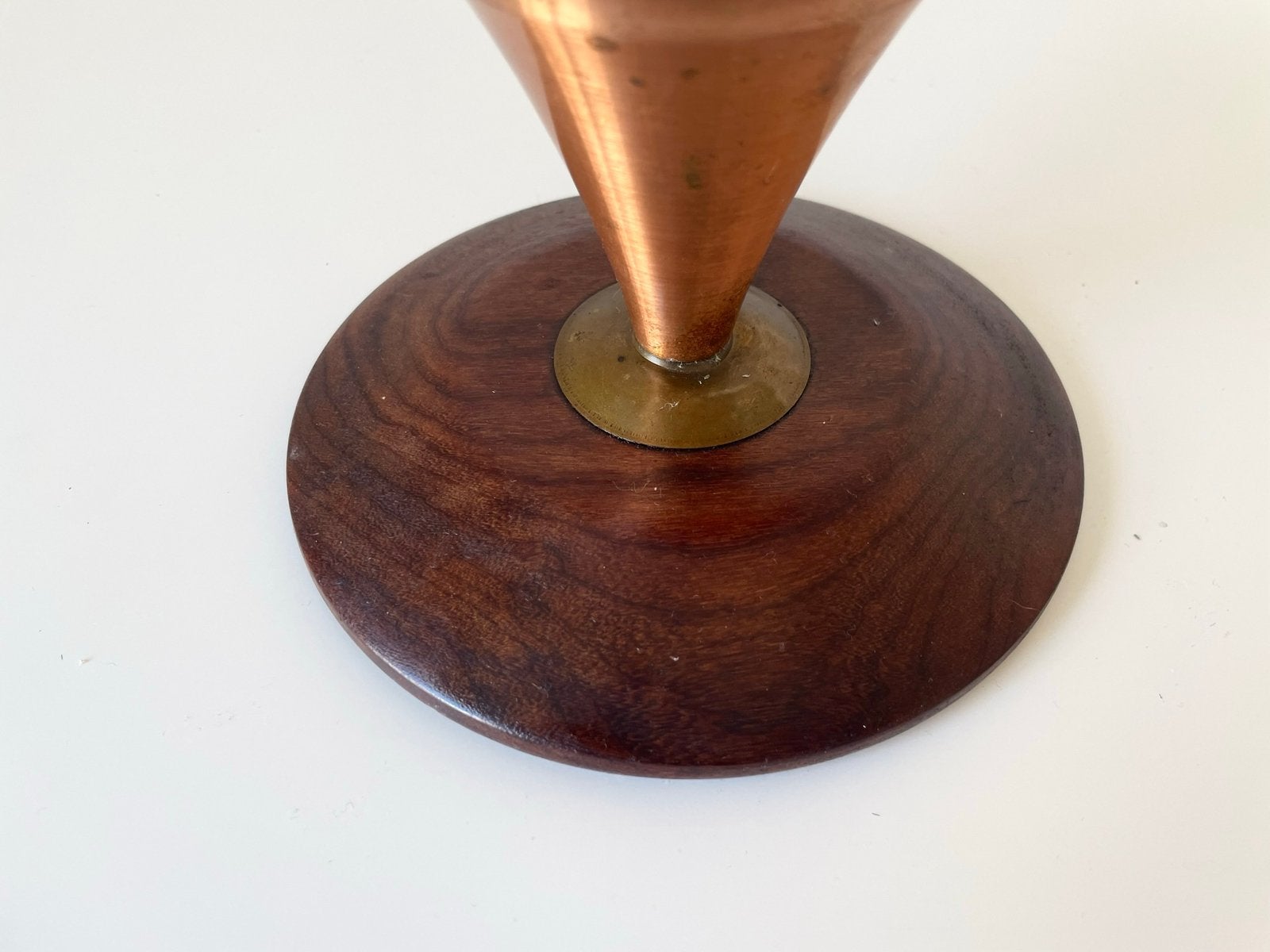 Prachtige vintage tafellamp, opaalglas, Deens design, 60s, Ophalen of Verzenden