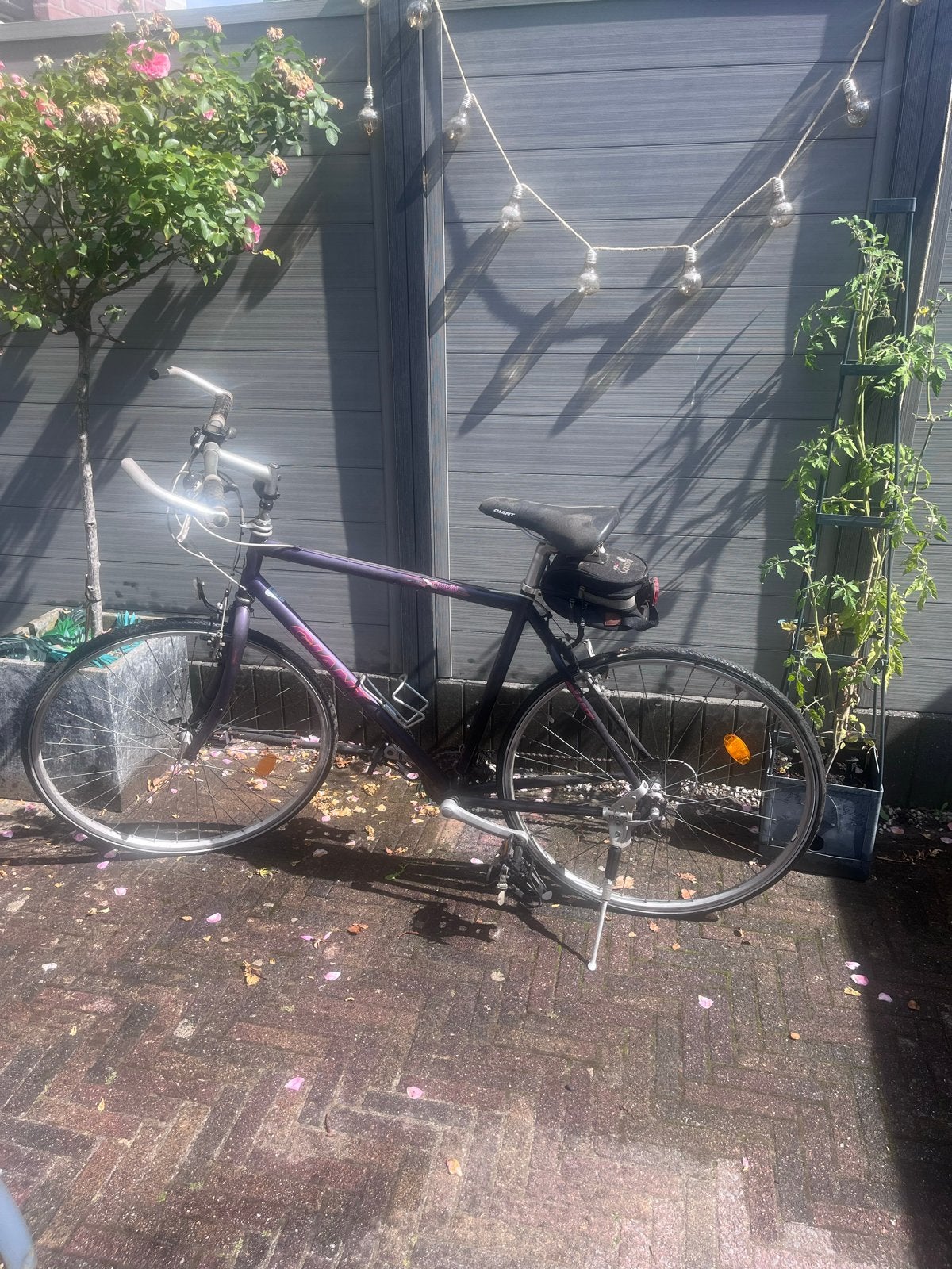 Opknapper: Racefiets met mountainbike stuur en 3 versnelling, Fietsen en Brommers, Ophalen, Gebruikt, Minder dan 10 versnellingen