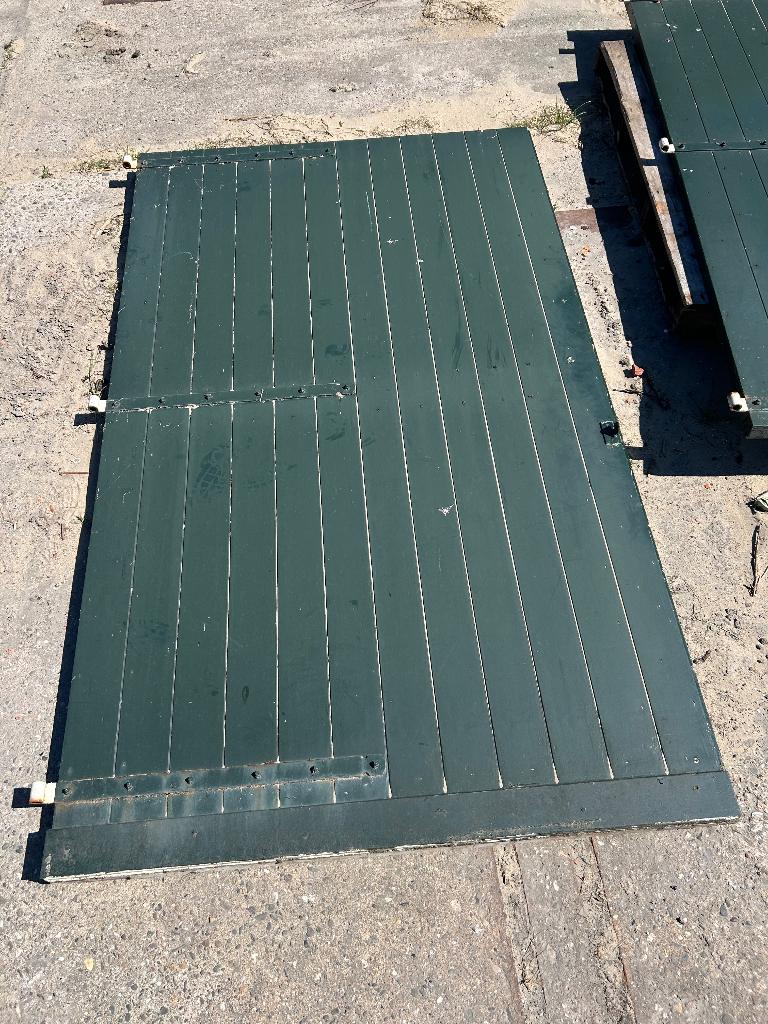 Garagedeuren, Ophalen, Gebruikt, Garagedeur, Hout