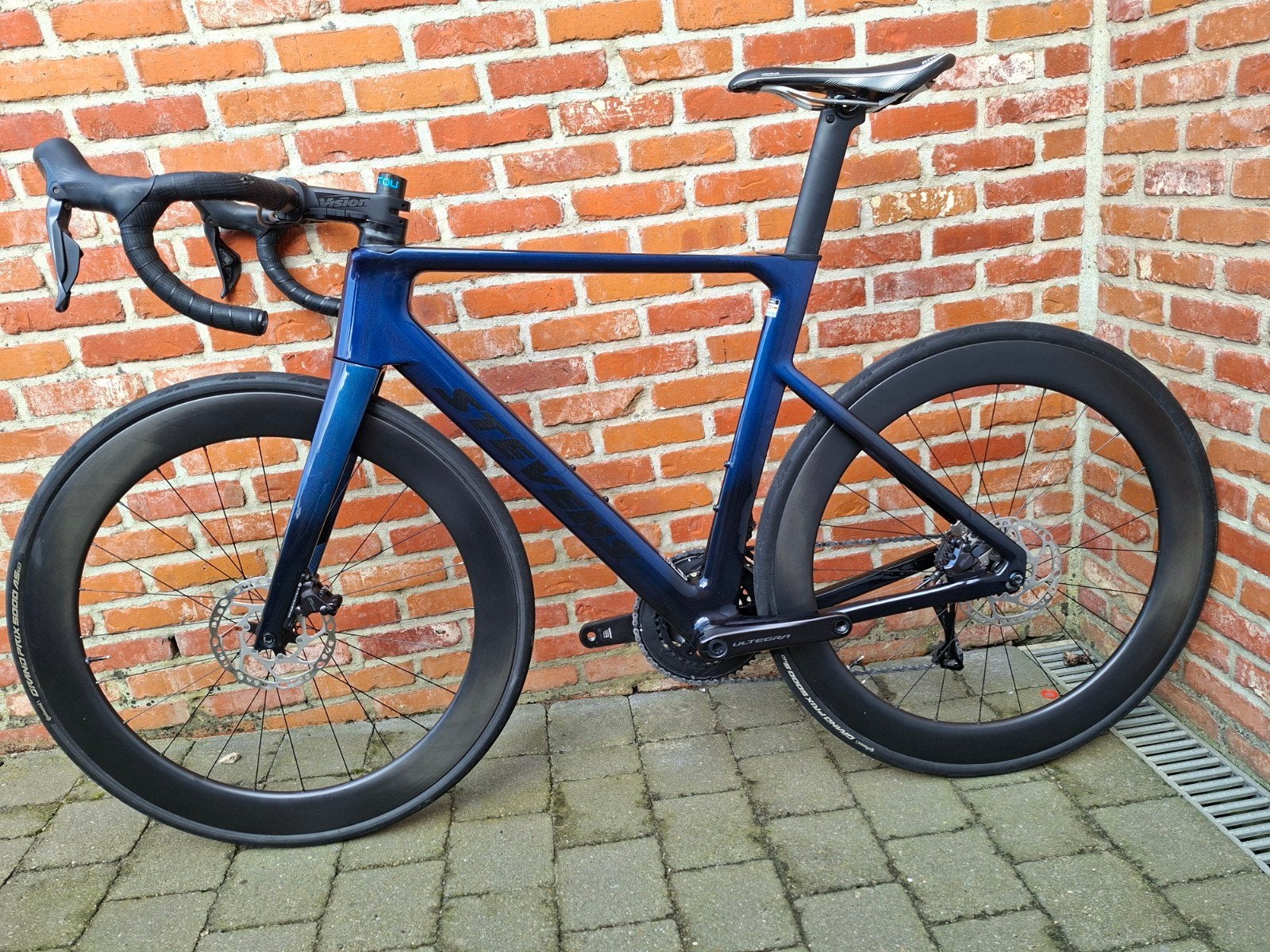 Stevens arcalis koersfiets 12sp di2 ultegra met 60mm carbon, Carbon, Zo goed als nieuw, Meer dan 20 versnellingen, 53 tot 57 cm