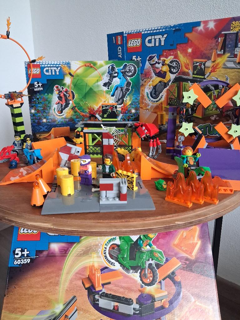 3x Lego Stuntz 60359 - 60293 - 60299, City, Lego, Ophalen of Verzenden, Complete set