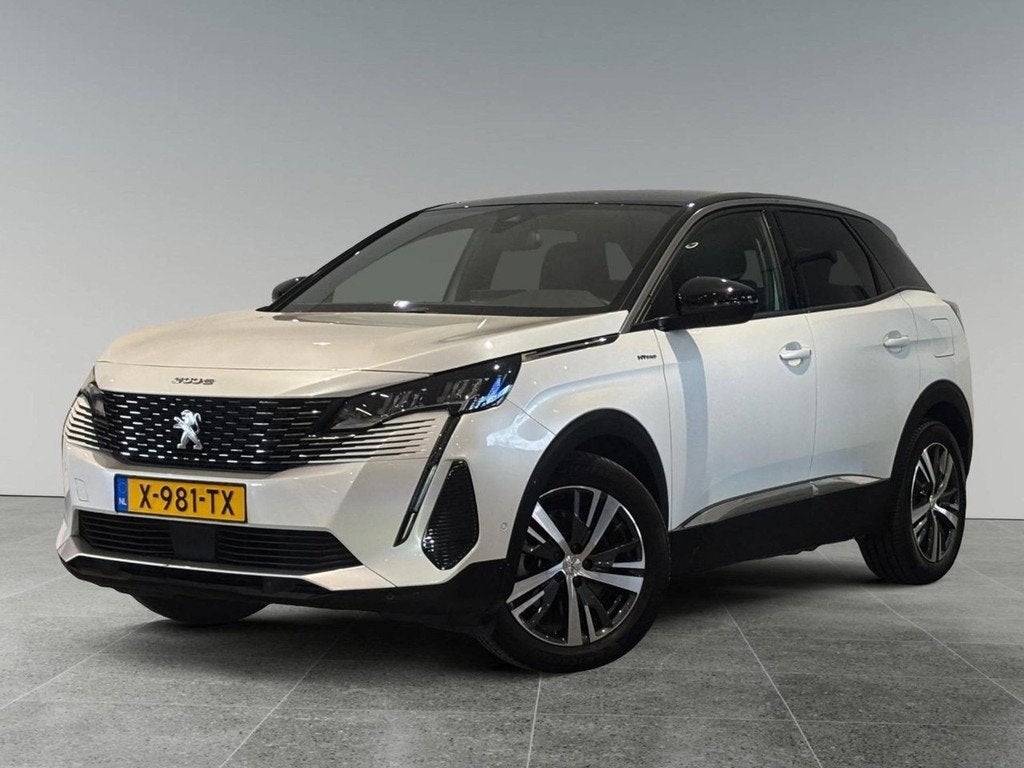 Peugeot 3008 Allure Pack Business 1.6 PHEV HYbrid 225pk e-EA, Auto's, Peugeot, Wit, Bedrijf, Hybride Elektrisch/Benzine, SUV of Terreinwagen