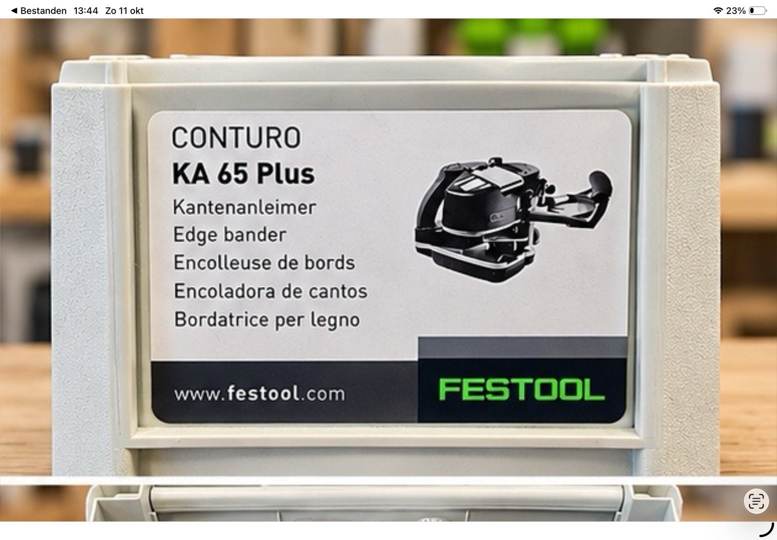 Festool CONTURO KA 65 Plus + KB-KA 65 SYS – Complete set, Ophalen of Verzenden, Zo goed als nieuw
