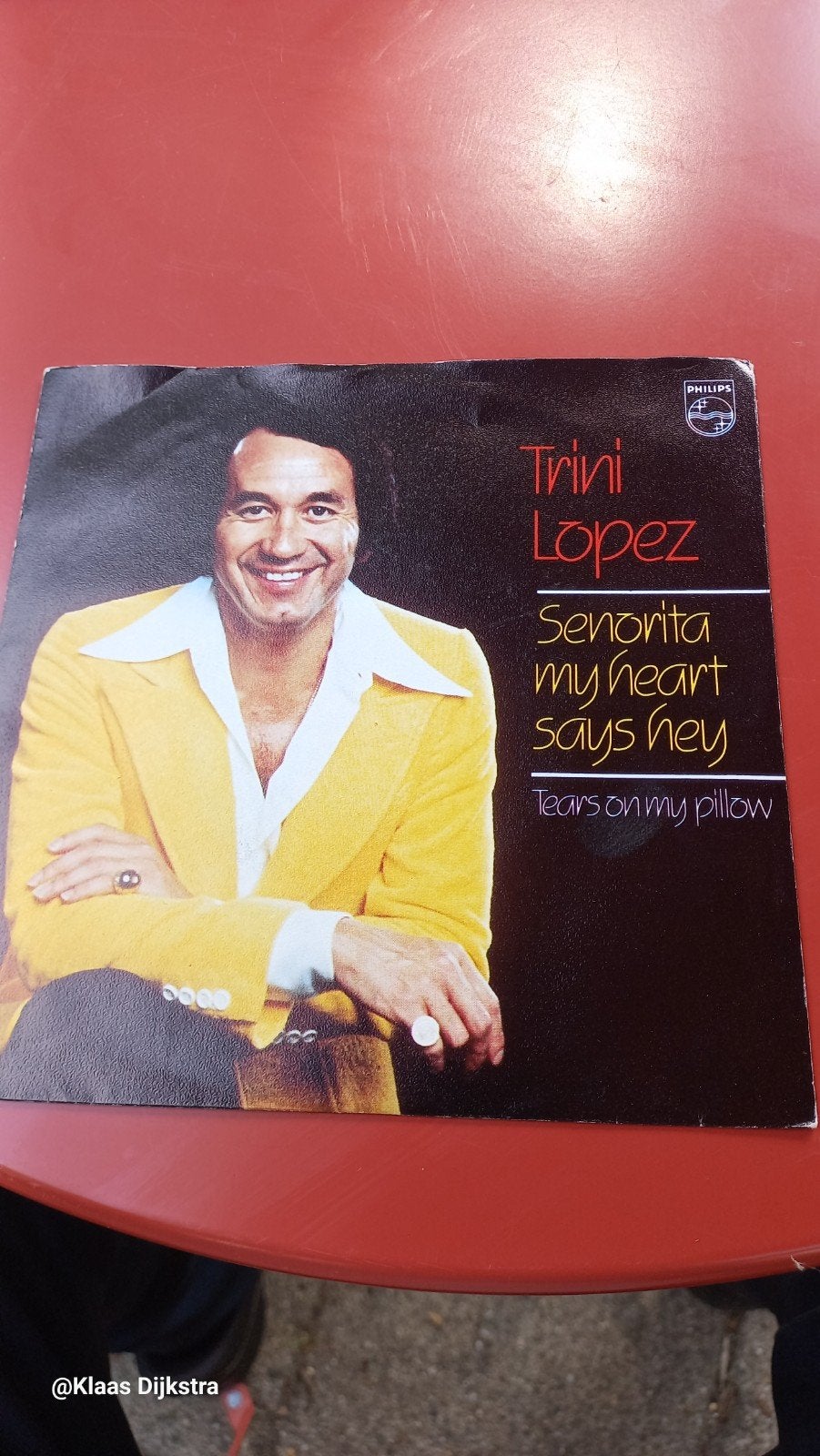 Trini Lopez - Senorita My Heart Says Hey (Vinyl Single), Cd's en Dvd's, Vinyl Singles, Ophalen of Verzenden, Gebruikt, 7 inch