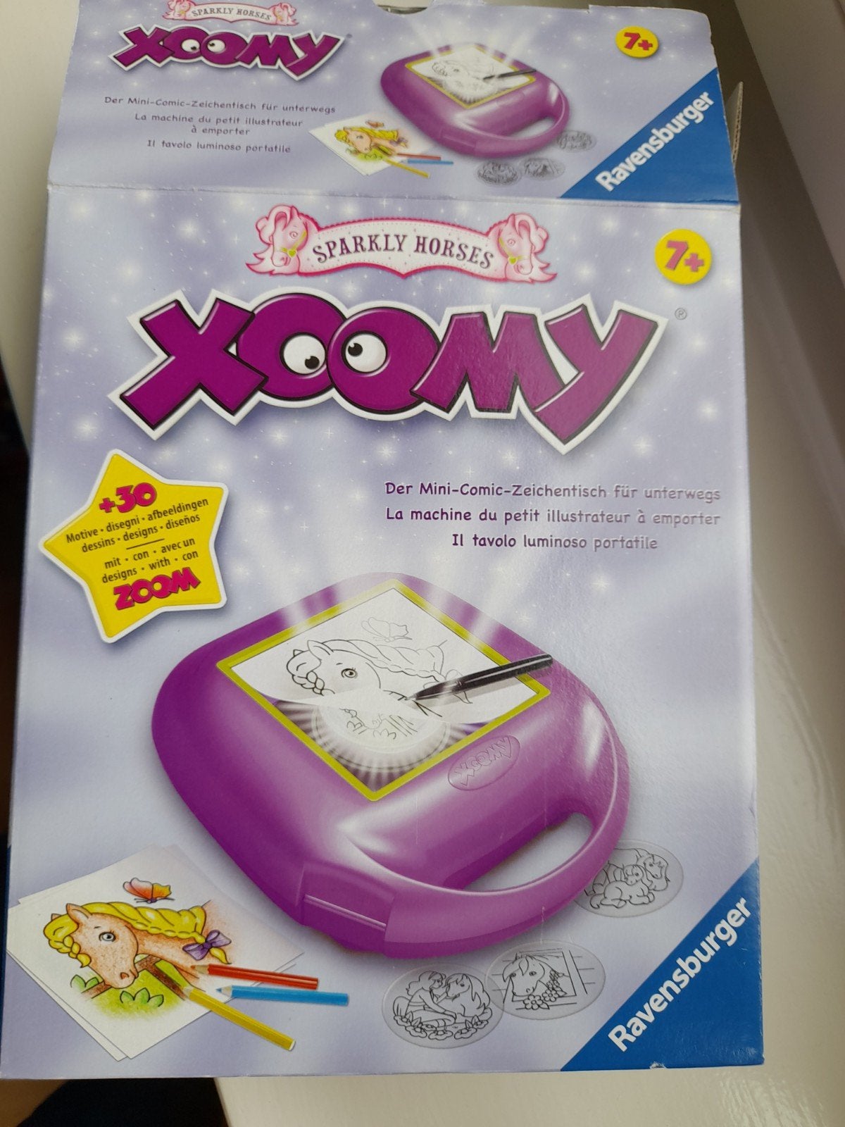 Ravensburger Xoomy Sparkly Horses Tekentafel, Ophalen, Zo goed als nieuw, Knutselen, Met licht