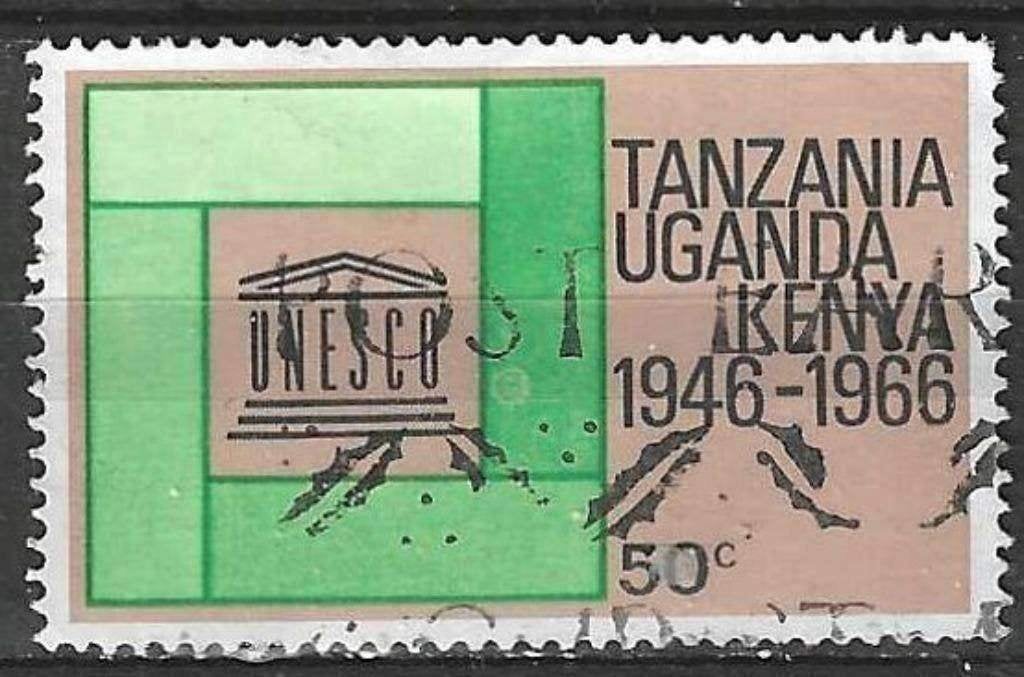 Kenya-Uganda-Tanganyka 1966 - Stampworld 127 - Unesco (ST), Verzenden, Overige landen, Gestempeld