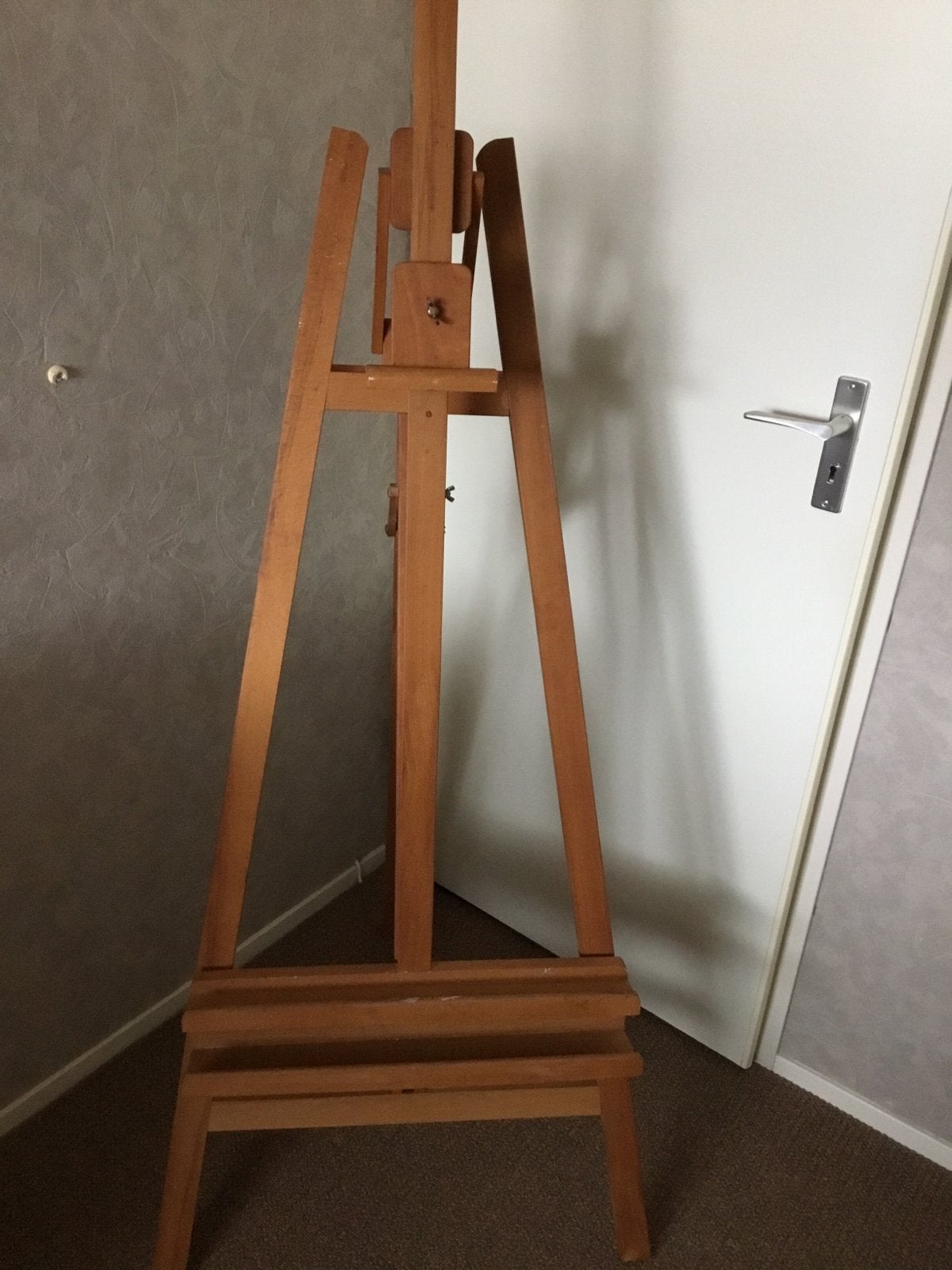 Houten schildersezel - Gebruikt, Hobby en Vrije tijd, Schilderen, Ophalen, Gebruikt, Ezel