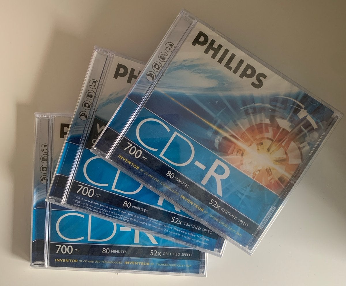 Philips CD-R 700 MB 80 minuten 52x gecertificeerde snelheid, Ophalen of Verzenden, Nieuw, Cd