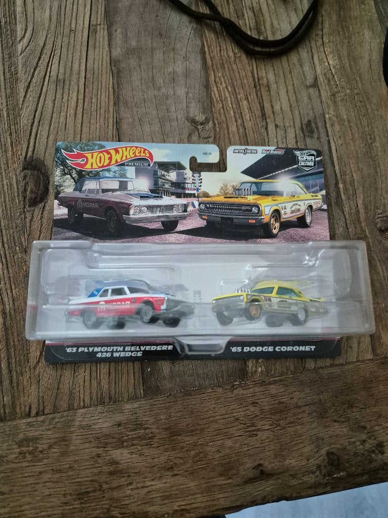 Hot wheels 2 pack Plymouth Belvedere en Dodge Coronet, Ophalen of Verzenden, Nieuw, Auto