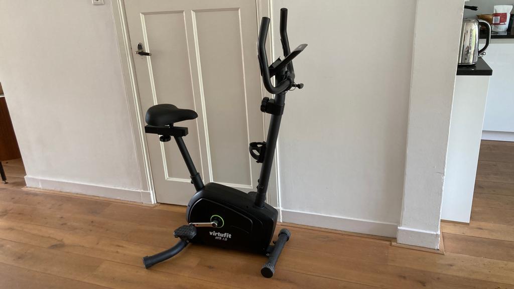 Hometrainer, Sport en Fitness, Fitnessapparatuur, Ophalen, Gebruikt, Metaal, Hometrainer