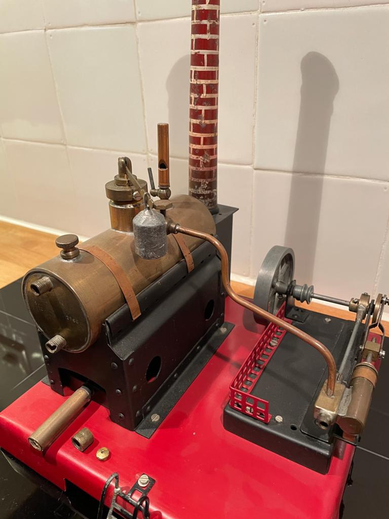 Stoommachine 1950, Antiek en Kunst, Antiek | Speelgoed, Ophalen of Verzenden