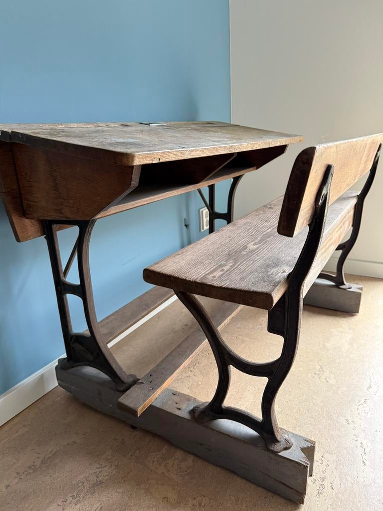 Vintage kinder bureau, Ophalen of Verzenden, Zo goed als nieuw, Stoel(en)