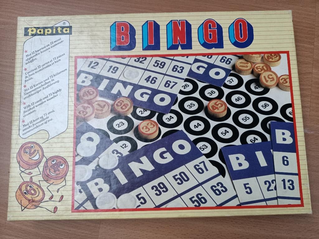 spel - bingo, Vijf spelers of meer, Ophalen, Zo goed als nieuw, Papita