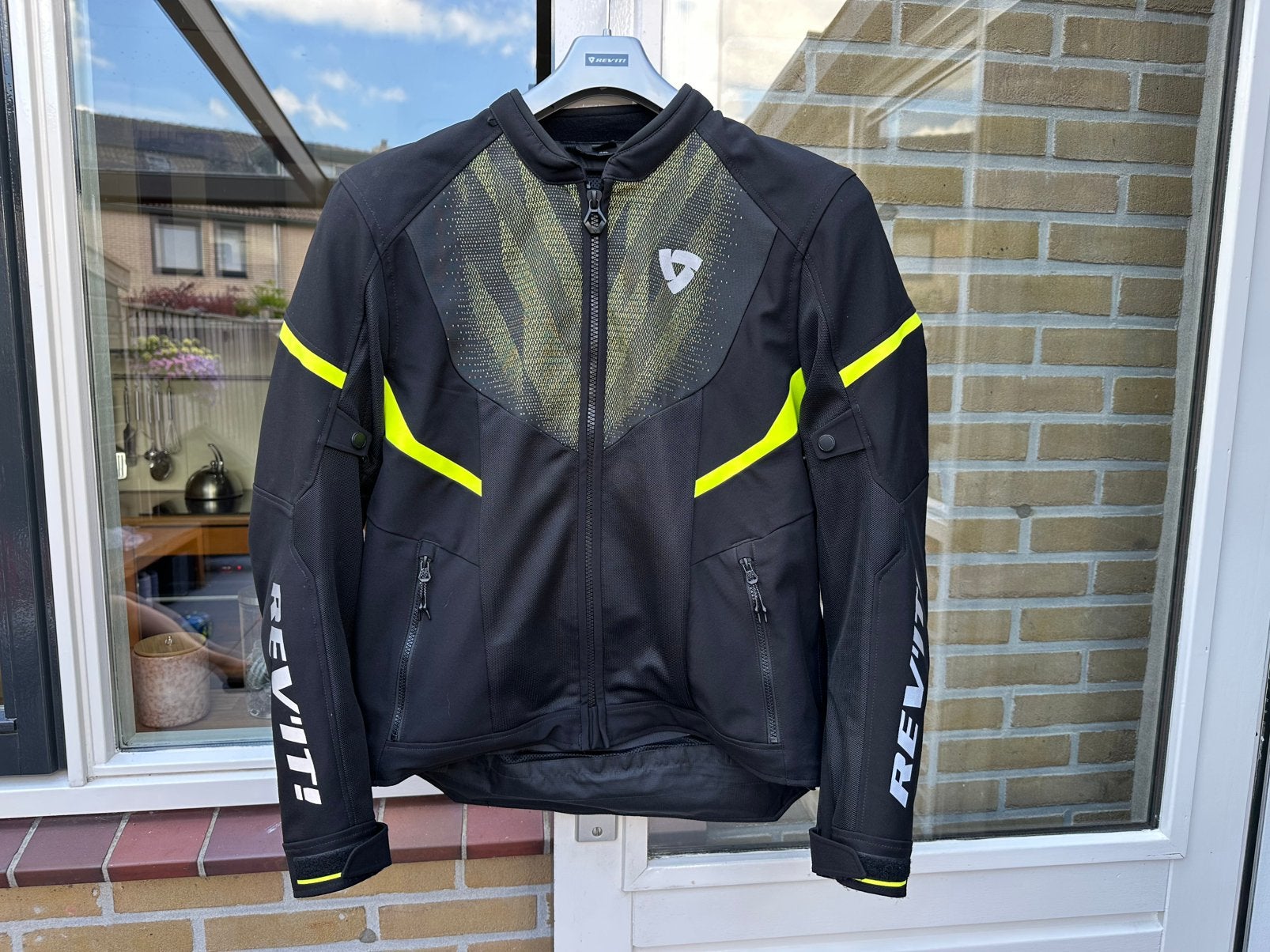 ✅ Schitterende Rev’it doorwaai jas ‼️ als nieuw, mt XXL, Motoren, Ophalen, Tweedehands, Heren, Jas | textiel