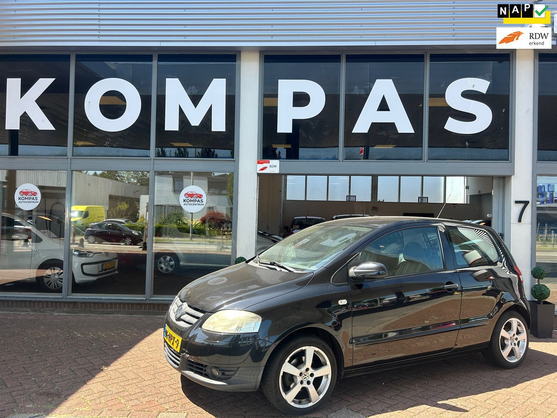Volkswagen Fox 1.2 Trendline |Airco|NAP|LM.Velgen|APK2027|EL, Voorwielaandrijving, Stof, Zwart, 4 stoelen