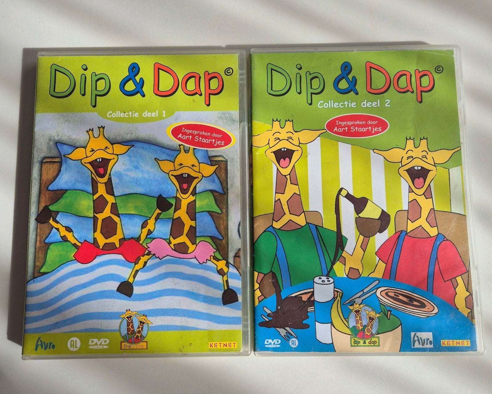 Dip & Dap Collectie Deel 1 & 2 DVD's, Gebruikt, Alle leeftijden, Boxset, Ophalen of Verzenden