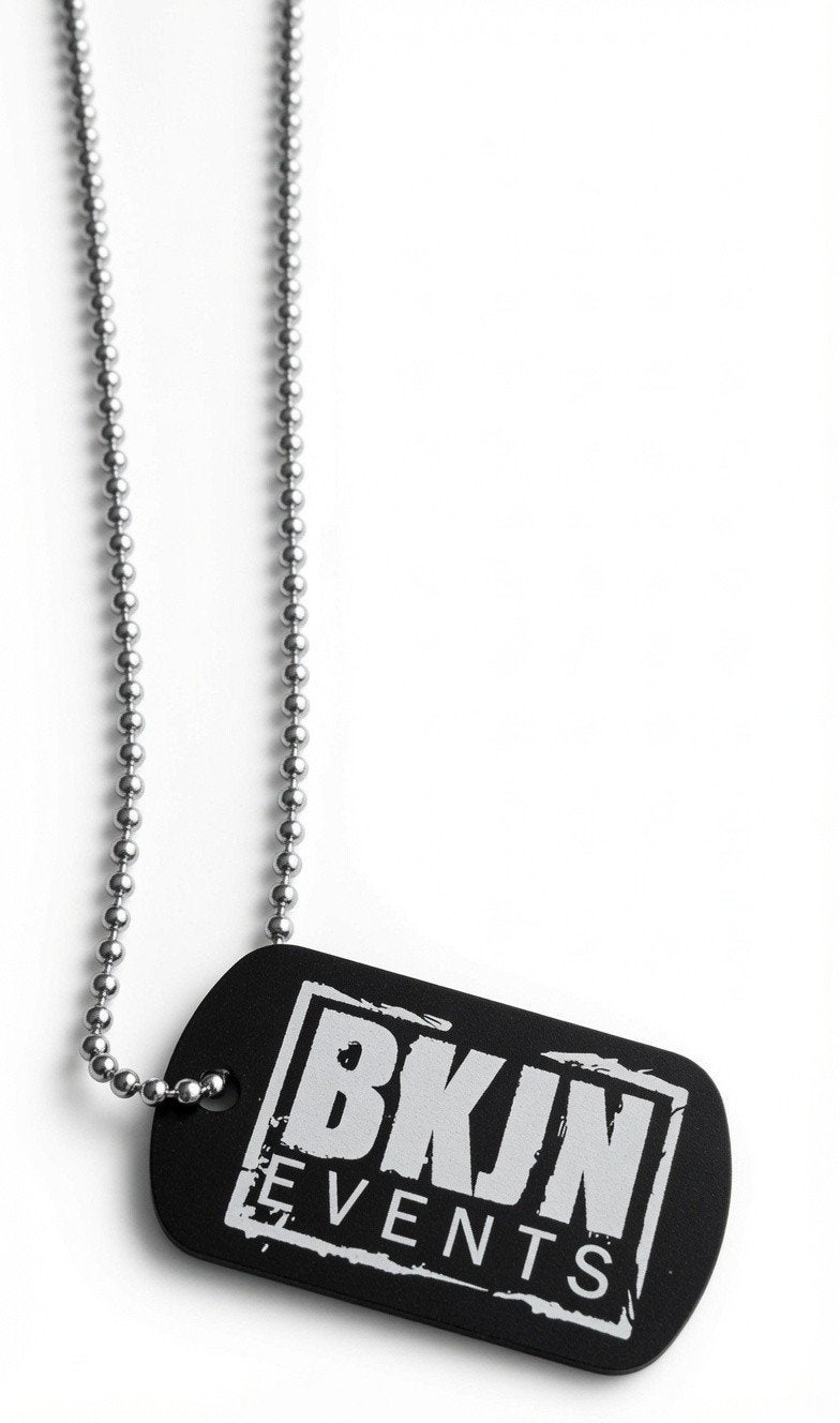BKJN ketting, Sieraden, Tassen en Uiterlijk, Zwart, Nieuw, Ophalen of Verzenden, Overige materialen