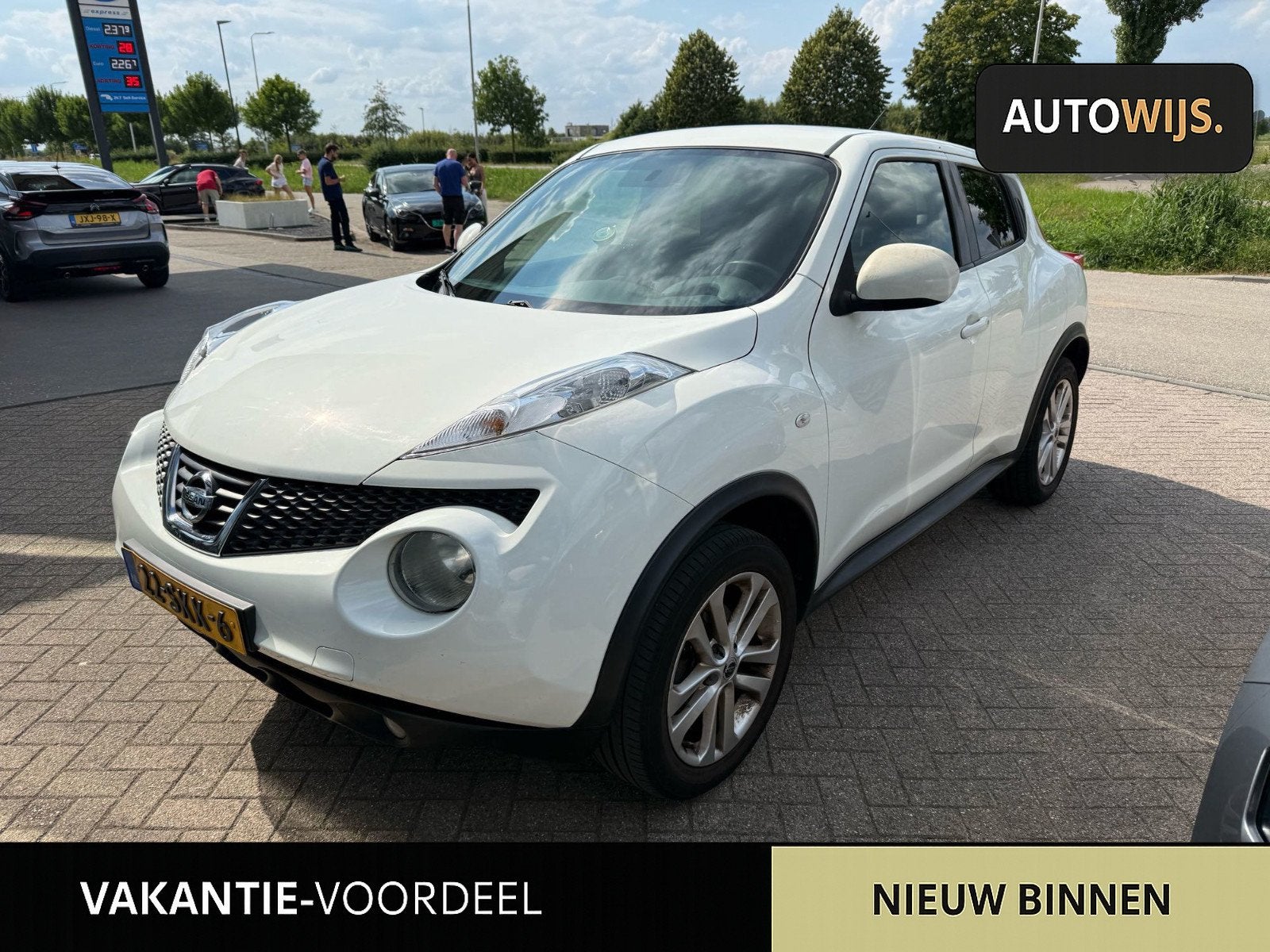 Nissan Juke 1.6 Acenta Eco|NAVI|CLIMA|NL AUTO|CRUISE, Voorwielaandrijving, Euro 5, Stof, Zwart