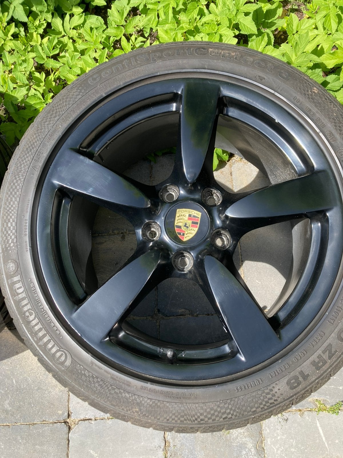 Porche cayman velgen, Ophalen, 18 inch, Gebruikt, Velg(en)
