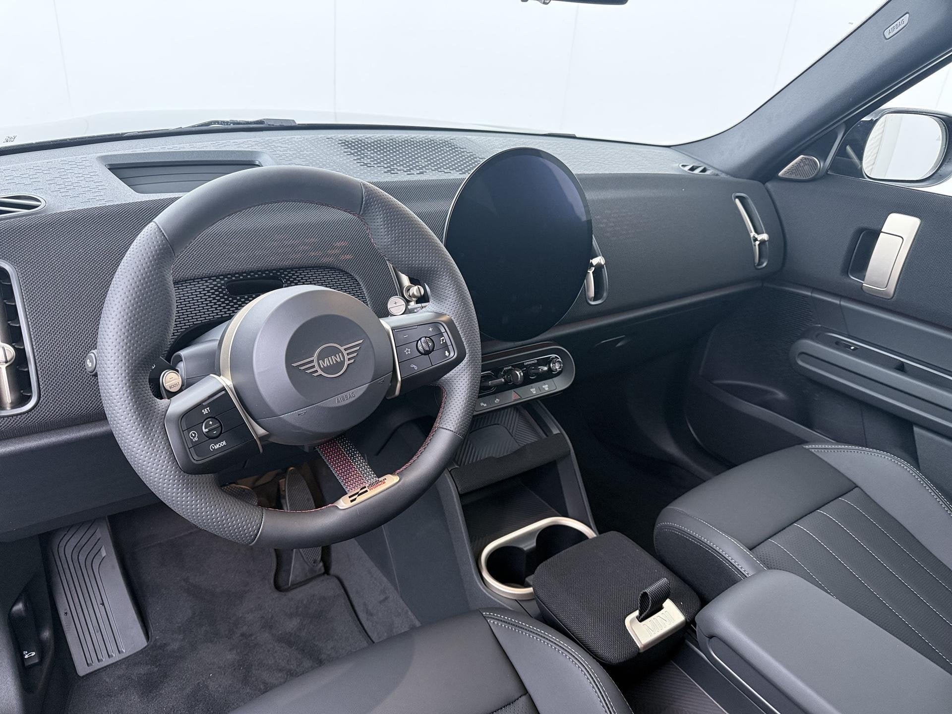 MINI Countryman C John Cooper Works | Pakket L | Stoel- stuu, Auto's, Met garantie (alle), Leder en Stof, Zwart, Origineel Nederlands