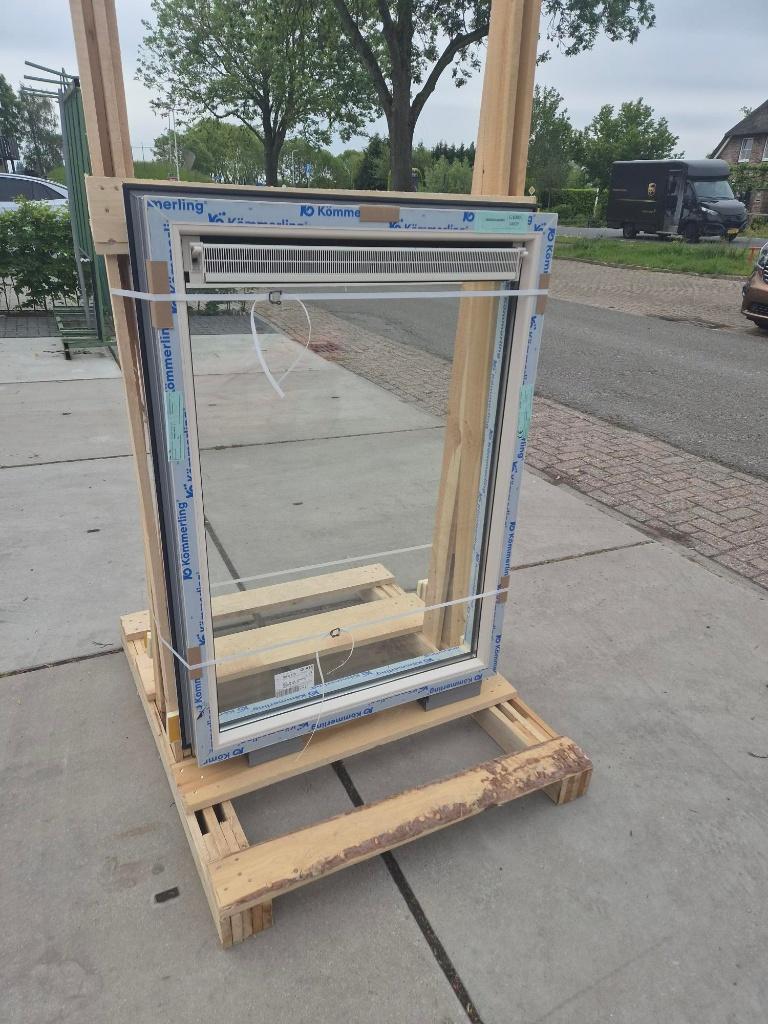 Kunststof Vast glas Kozijn - K-VISION Trend, Kunststof, Raamkozijn, Nieuw, Inclusief glas