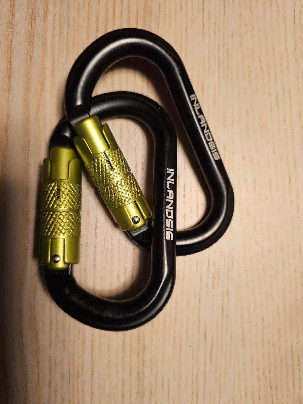 Inlandsis karabijnen voor klimmen 7, 2 stuks, Ophalen of Verzenden, Nieuw, Klimsport-accessoire