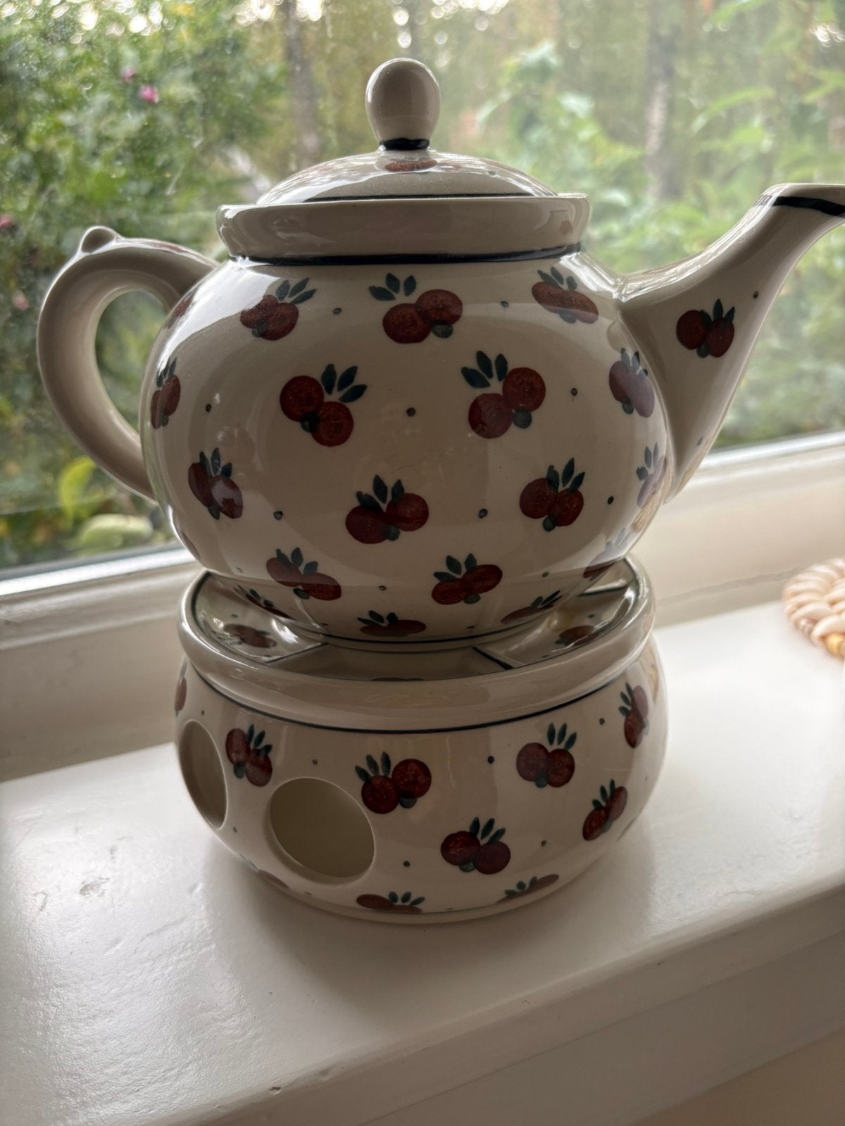 Bunzlau Castle theepot 1.3L met theelicht, Keramiek, Overige typen, Ophalen of Verzenden, Zo goed als nieuw