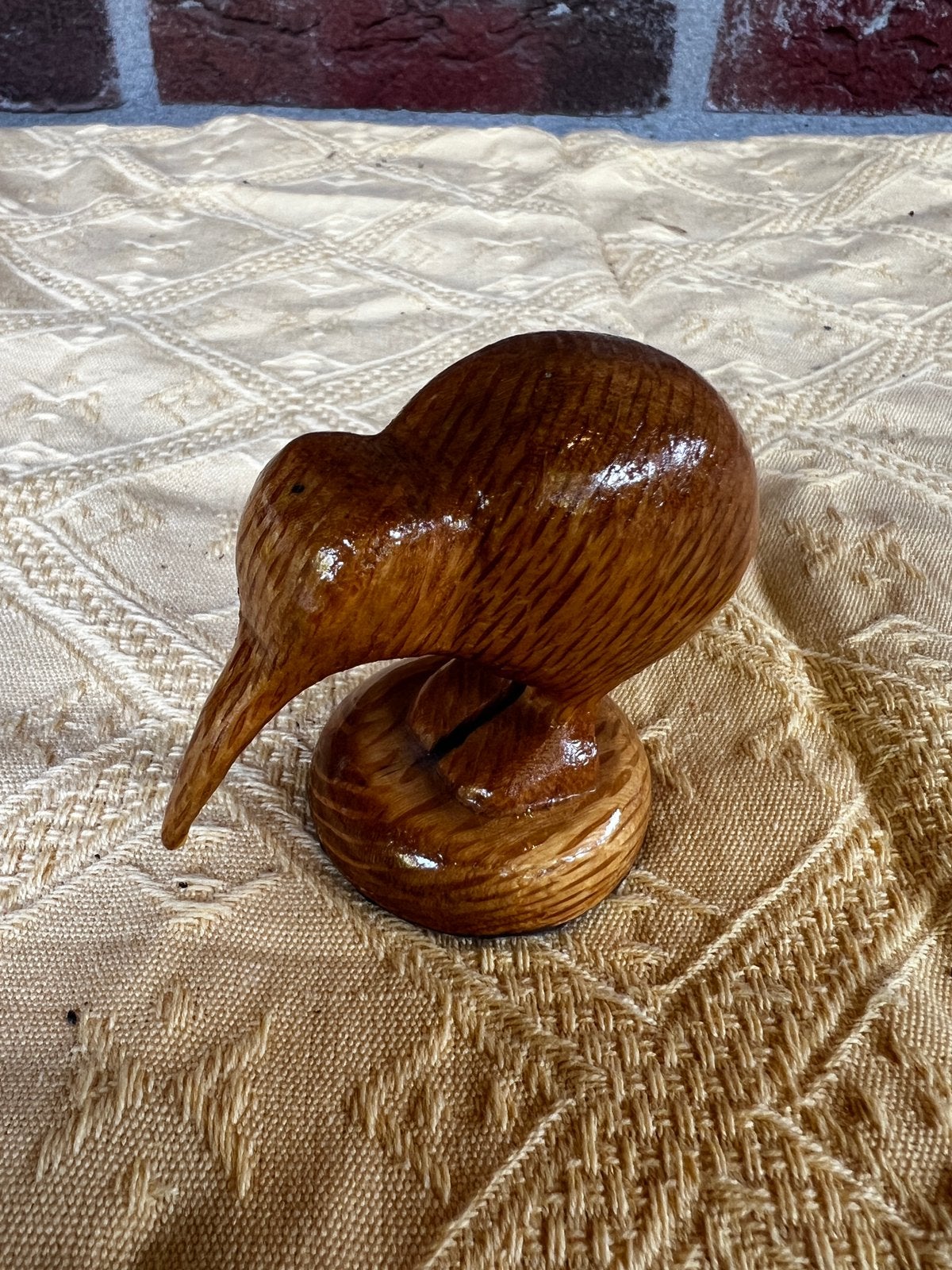 Houten Kiwi- Bird., Antiek en Kunst, Kunst | Beelden en Houtsnijwerken, Oceanië, Houtsnijwerk, Handgemaakt, Minder dan 20 cm