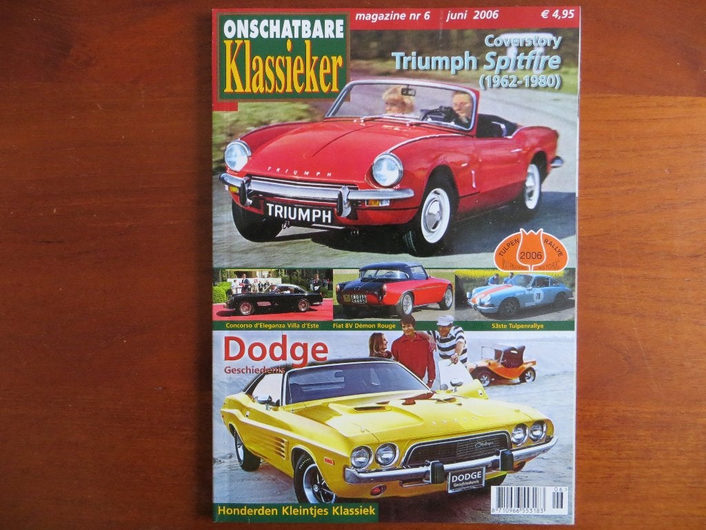 Onschatbare Klassieker 6 2006 Triumph Spitfire (1962-'80), Ophalen of Verzenden, Nieuw, Overige merken