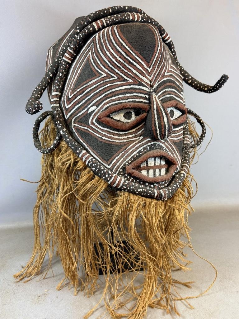 260507 - Zeldzaam Afrikaans Makishi masker uit Zambia, Ophalen of Verzenden