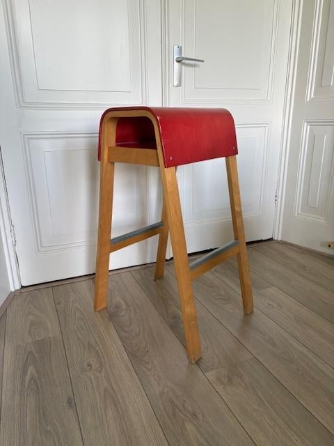 Zeldzame IKEA Salve Barkruk - Design Ehlén Johansson, Huis en Inrichting, Ophalen, Gebruikt, Met voetsteun, 60 tot 90 cm