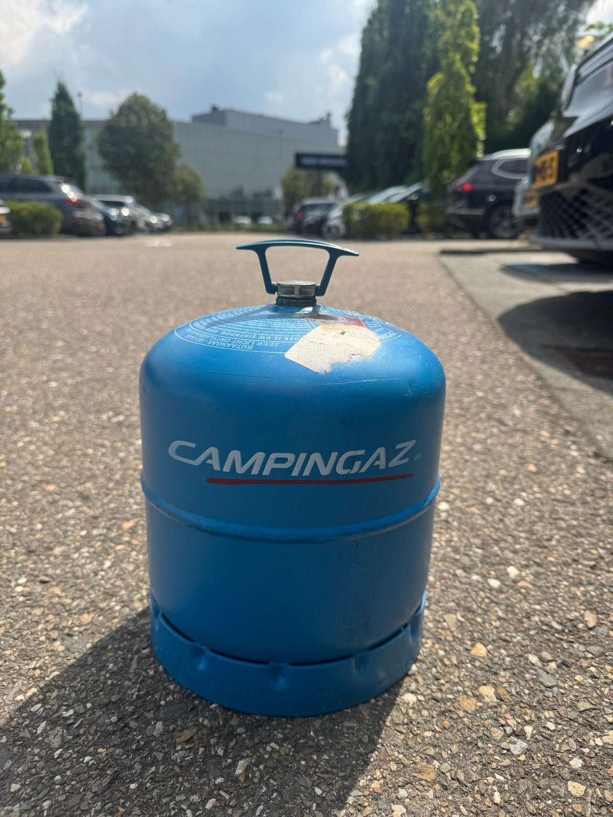 Campingaz gasfles - ideaal voor kamperen en buitenkoken, Caravans en Kamperen, Ophalen, Gebruikt