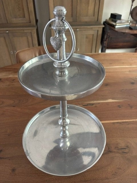 etagére, Huis en Inrichting, Woonaccessoires | Etagères, Ophalen, Gebruikt, Etagère, Met handvat