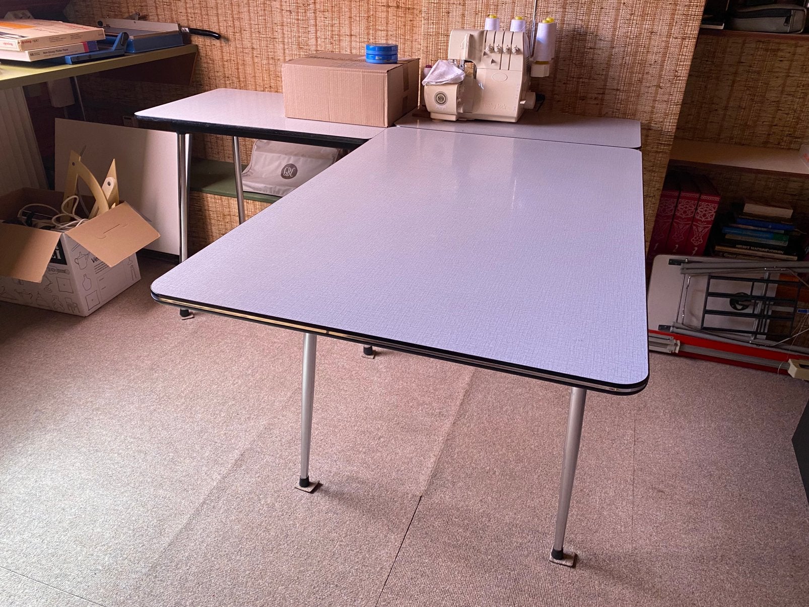 Retro formica tafels, Ophalen, Overige materialen, Gebruikt, 100 tot 150 cm