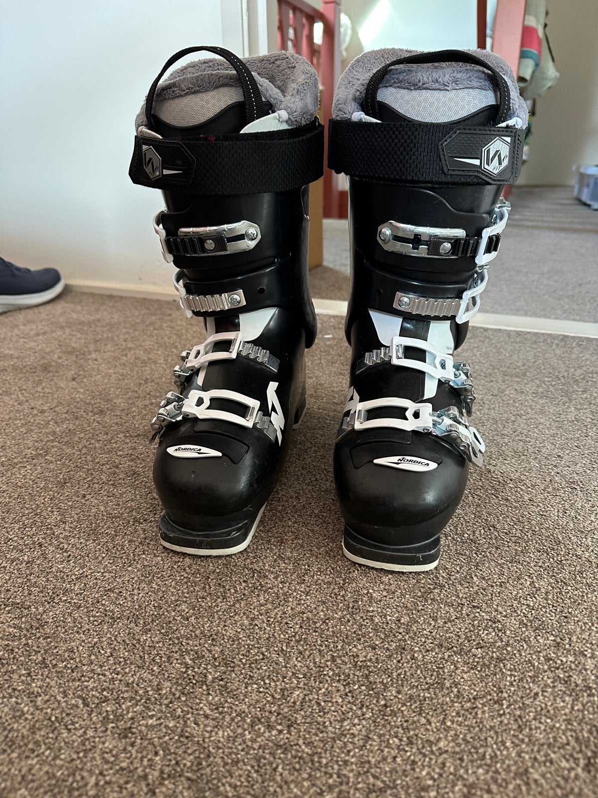 Rossignol ski's 150 cm met Nordica skischoenen maat 39, Sport en Fitness, Ophalen, 140 tot 160 cm, Gebruikt, Rossignol