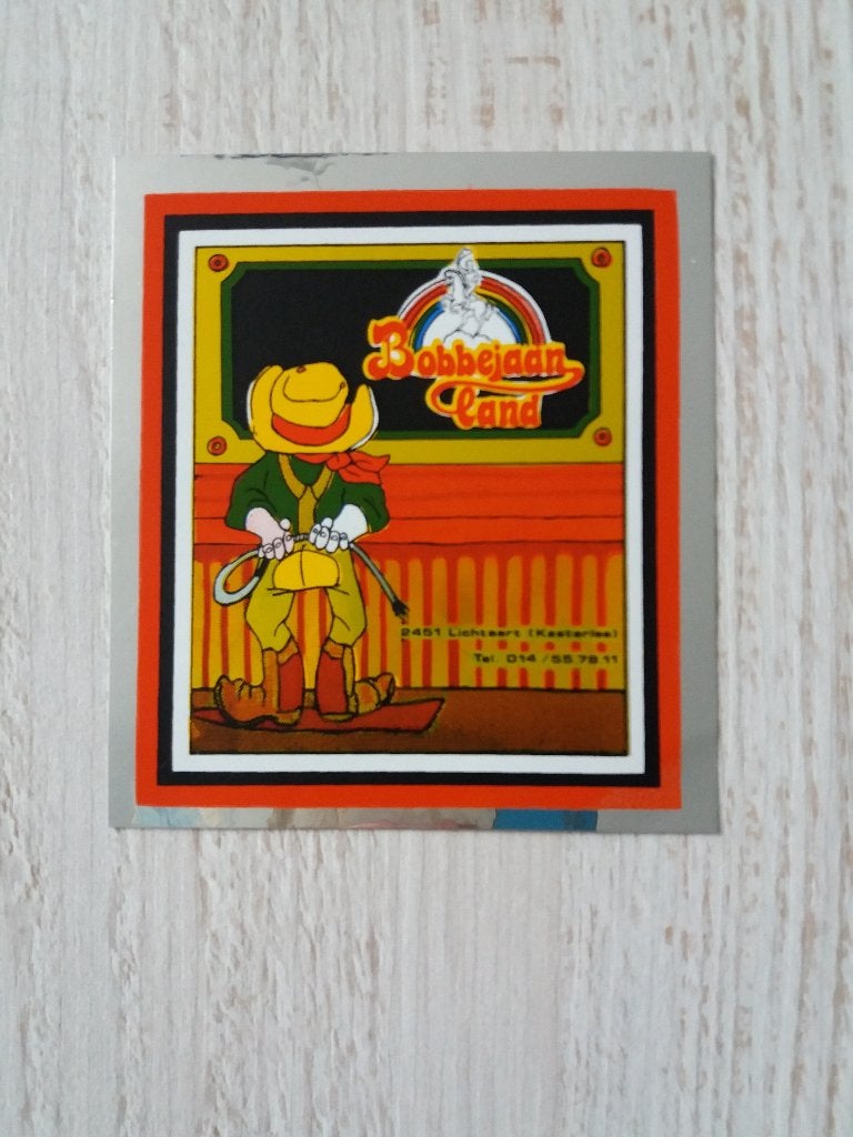 sticker Bobbejaanland, Verzamelen, Ophalen of Verzenden, Zo goed als nieuw, Bedrijf of Vereniging
