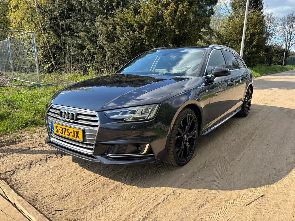 Audi A4 2.0 Tfsi Ultra Mhev 190pk S Tronic 2018 Blauw, Zwart, 1984 cc, Blauw, Stationwagon