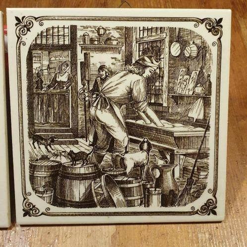 Wandtegel van Brinkers Margarine Fabriek Zoetermeer., Antiek en Kunst, Ophalen