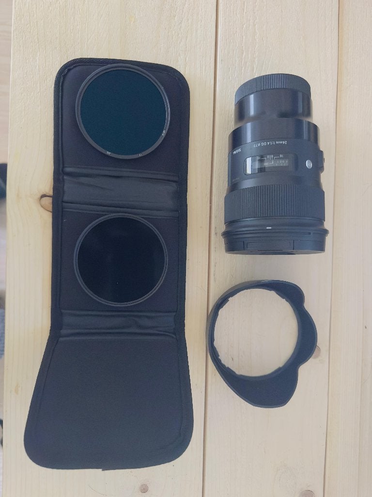 Sigma 24mm F/1.4 DG HSM Art L + Extra's, Sigma, L-mount, Zonnekap, Zo goed als nieuw