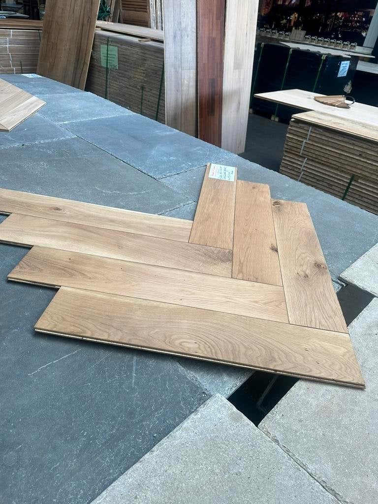 EIKEN VLOER KANT & KLAAR GEOLIED, Ophalen of Verzenden, Nieuw, 75 m² of meer, Parket