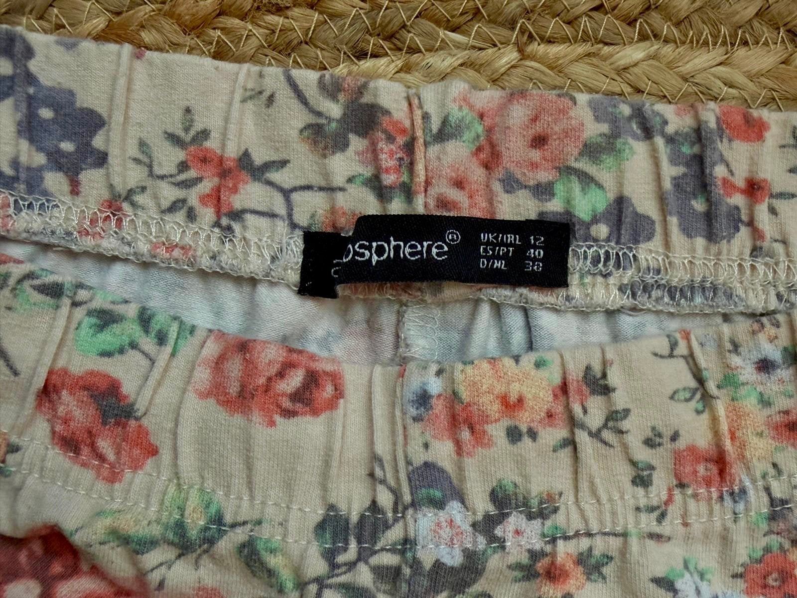 Frisse zomerse gebloemde legging Maat 40, Legging, Overige kleuren, Maat 40/42 (M), Ophalen of Verzenden