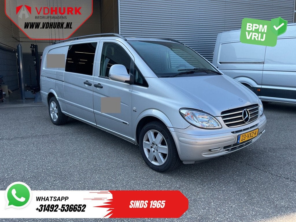 Mercedes-Benz Vito 115 CDI Aut. DC Dubbel Cabine EXPORT 2.5t, Auto's, Automaat, Gebruikt, 150 pk, Bedrijf