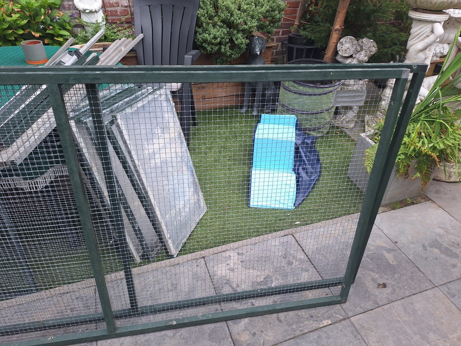 Voliere panelen 2x 295x100 dikte 2.5, Dieren en Toebehoren, Ophalen, Aluminium, Volière