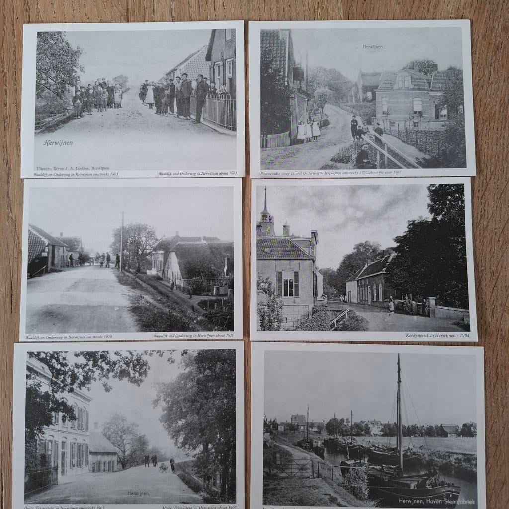 Oude beelden van het Dorp HERWIJNEN, Ophalen of Verzenden, Voor 1940, Nieuw, Overige onderwerpen