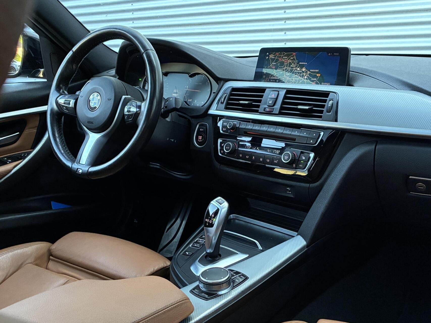 BMW 3-serie 320i M Sport Edition Autom Leer Navi Led Schuifd, Auto's, BMW, Automaat, 1998 cc, Achterwielaandrijving, Euro 6